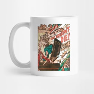 Horror Intrigue. Tales of mystery and suspense. The corpse that wouldn't die. 1955 Retro Vintage Comic Book Mug